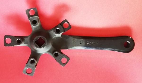 KURBELARM, SHIMANO FC-M730, 170MM, 4-KANT, RECHTS, SCHWARZ,